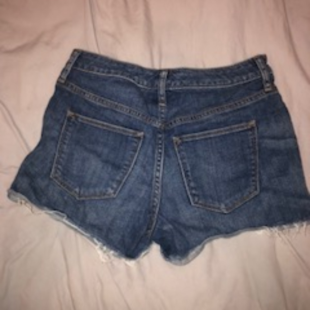 Button Up Jean Shorts - Picture 2 of 3